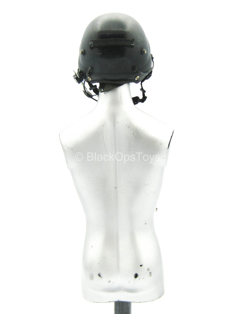 Load image into Gallery viewer, Black HALO Helmet w/Microphone
