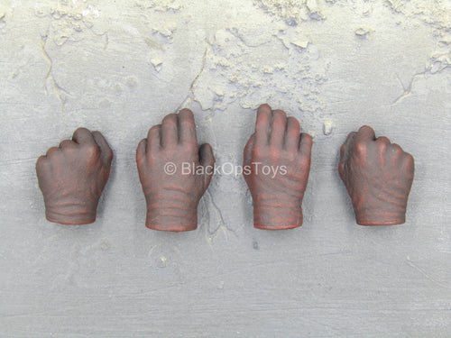 Dragonborn Warrior - Brown Gloved Hand Set (x4)