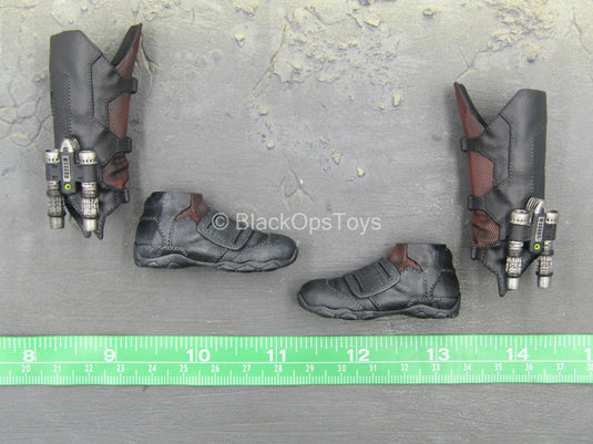 Infinity War - Star Lord - Red & Black Boots (Peg Type)