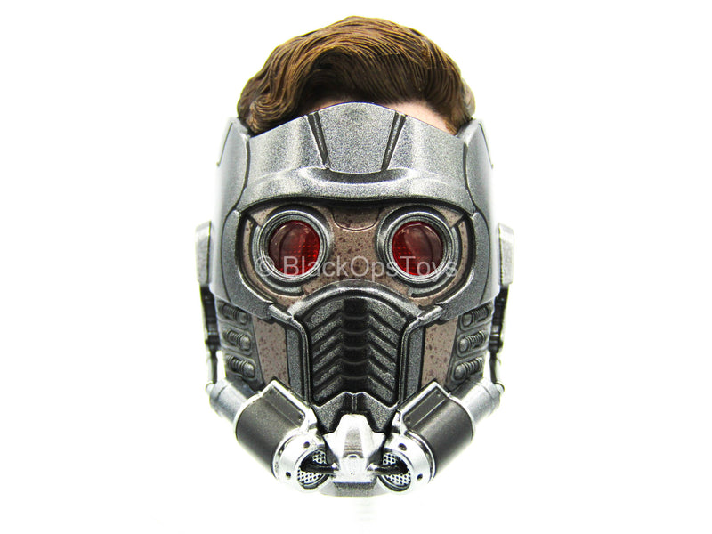 Load image into Gallery viewer, Infinity War - Star Lord - Helmeted Head Sculpt w/Light Up Action
