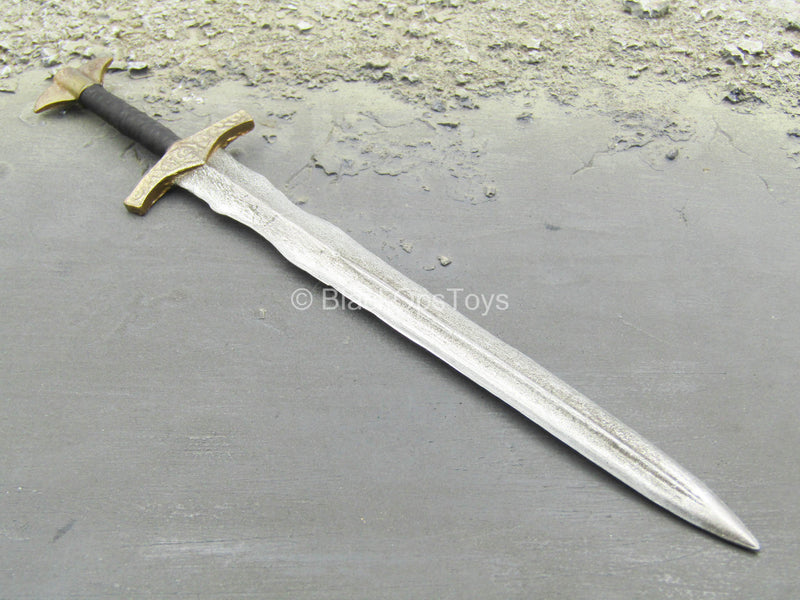 Load image into Gallery viewer, Dragonborn Warrior - Metal Long Sword
