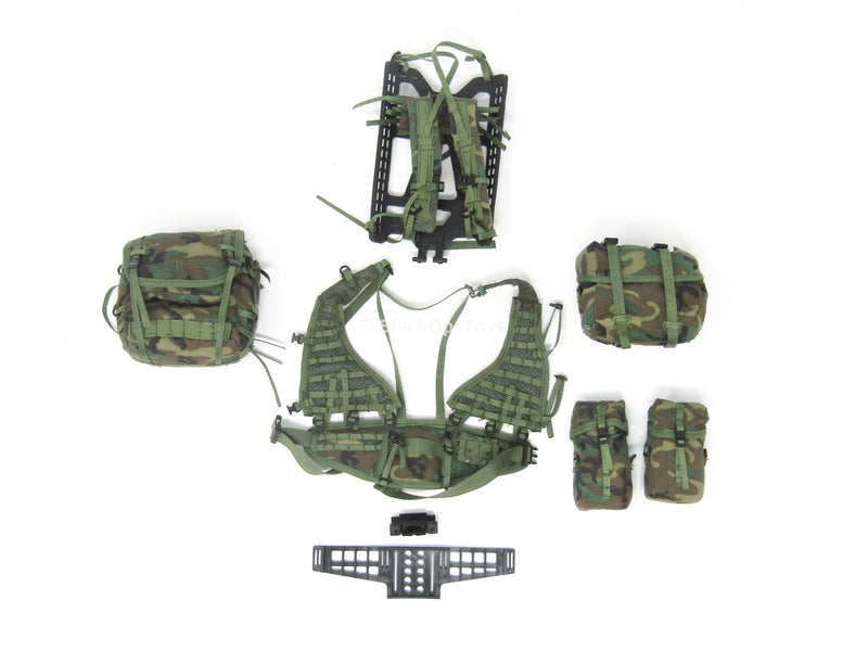 Load image into Gallery viewer, SMC Expeditionary Unit LRP John Woodland Tactical Pouches and Vest Set
