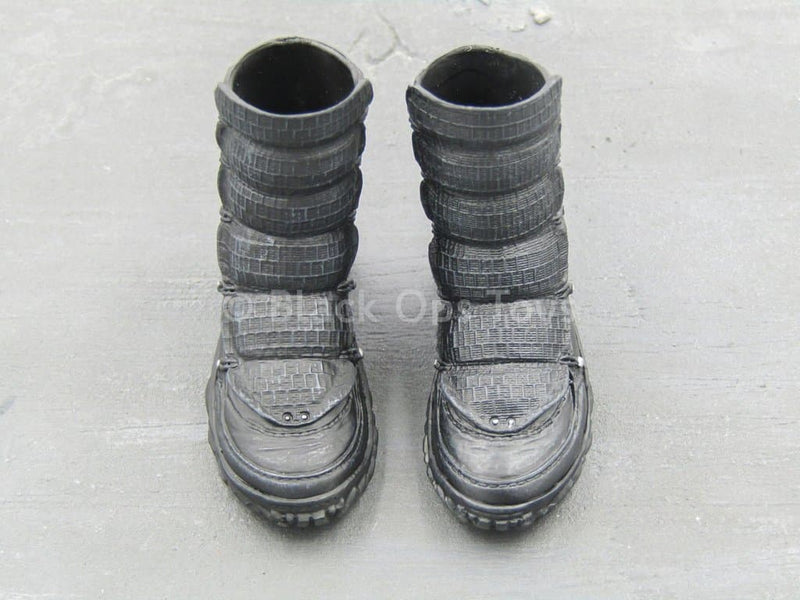 Load image into Gallery viewer, GI JOE - Snake Eyes - Black Oakley Combat Boots (Peg Type)
