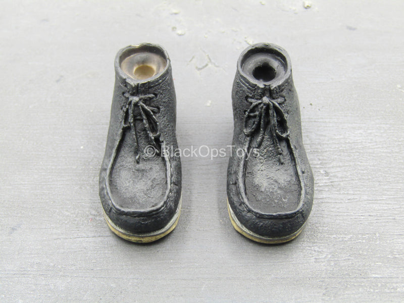 Load image into Gallery viewer, Say My Name - Black Shoes (Peg Type)
