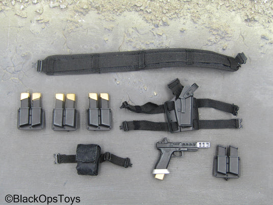 Dead Soldier - 9mm Pistol w/Belt & Holster Set