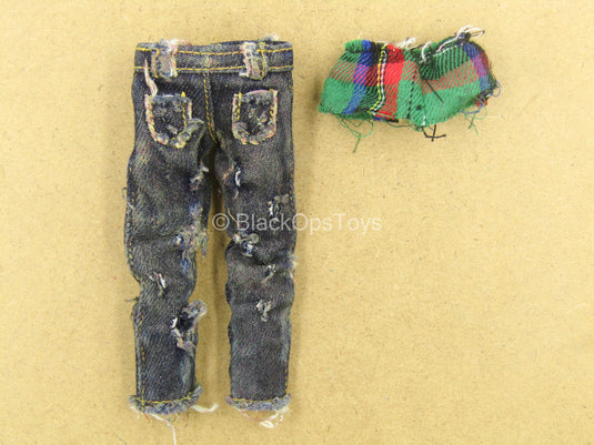 1/12 - Zombie - Weathered Pants w/Underwear Type 1