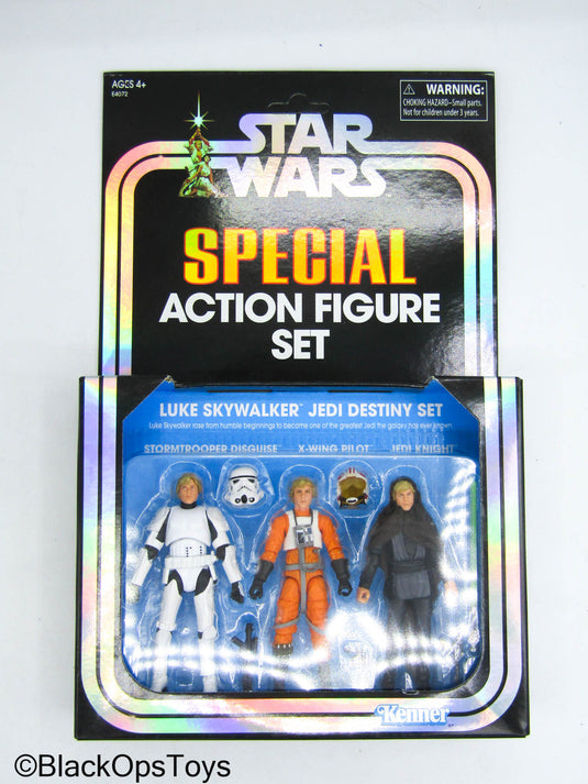 SDCC Exclusive - Luke Skywalker Jedi Destiny 3-Pack - MINT IN BOX