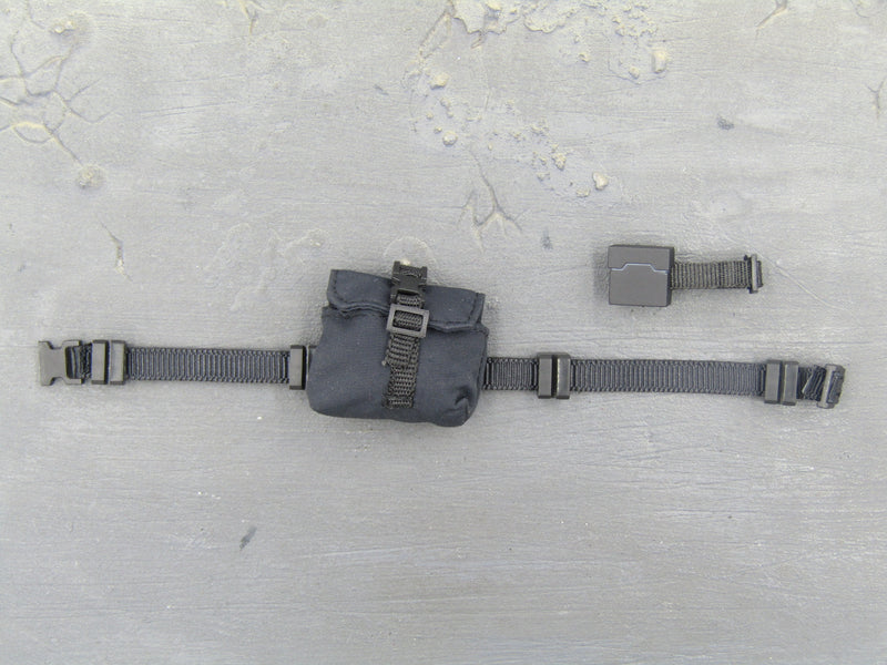 Load image into Gallery viewer, GI JOE - Snake Eyes - Black Dump Pouch &amp; Wrist Pouch
