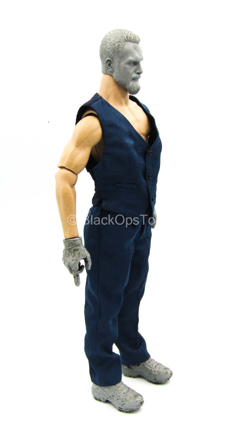Load image into Gallery viewer, Arms Dealer - Blue Vest w/Pants
