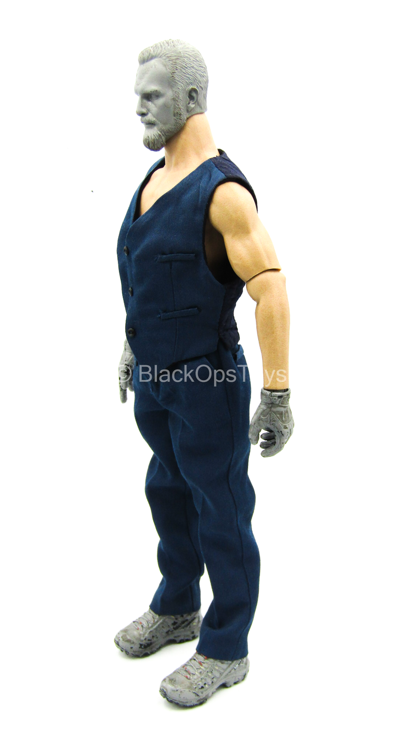 Load image into Gallery viewer, Arms Dealer - Blue Vest w/Pants
