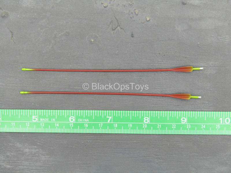 Load image into Gallery viewer, Hunger Games Katniss Everdeen - Red Arrow w/Green Tips (x2)
