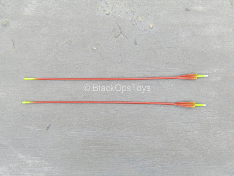 Load image into Gallery viewer, Hunger Games Katniss Everdeen - Red Arrow w/Green Tips (x2)
