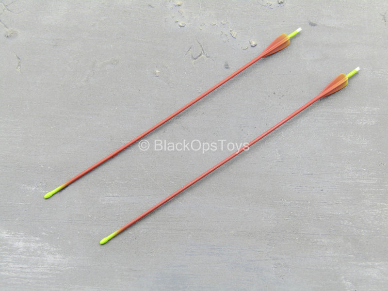 Load image into Gallery viewer, Hunger Games Katniss Everdeen - Red Arrow w/Green Tips (x2)
