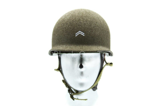 WWII - USMC 1st Regiment - OD Green Helmet
