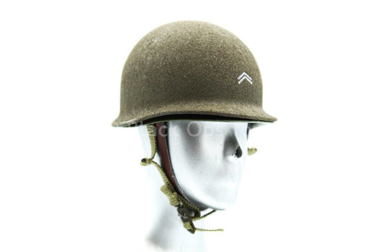 WWII - USMC 1st Regiment - OD Green Helmet
