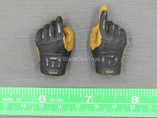 Navy Seal Rifleman - Black & Orange Gloved Hand Set