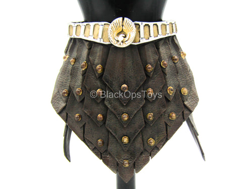 Barbarian - Brown Molded Tasset Skirt