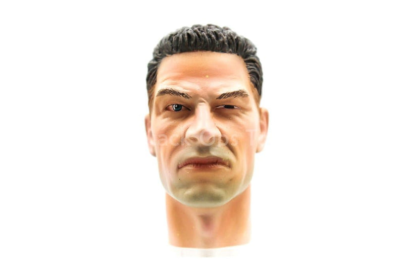 Load image into Gallery viewer, WWII - USMC 1st Regiment - Head Sculpt w/Squinting Eye
