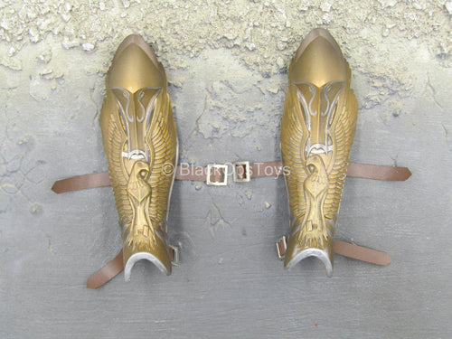 Barbarian - Gold-Colored Leg Armor