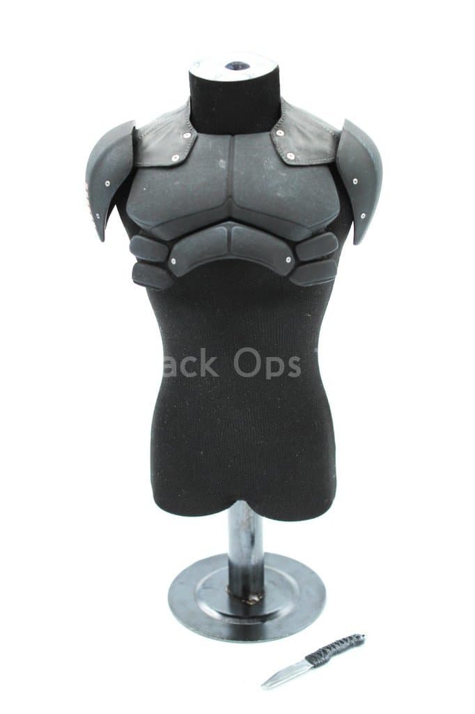 Load image into Gallery viewer, GI JOE - Snake Eyes - Black Chest Armor w/Combat Knife

