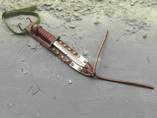 WWII - US Platoon Leader - Ka-Bar Knife w/Leg Sheath