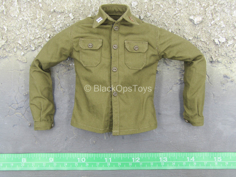 Load image into Gallery viewer, WWII - US Platoon Leader - GI Shirt w/Collar Insignia
