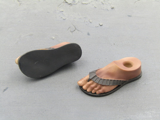 Kerr Samuel L Jackson Pulp Fiction African American Feet w/Flip Slips Peg Type
