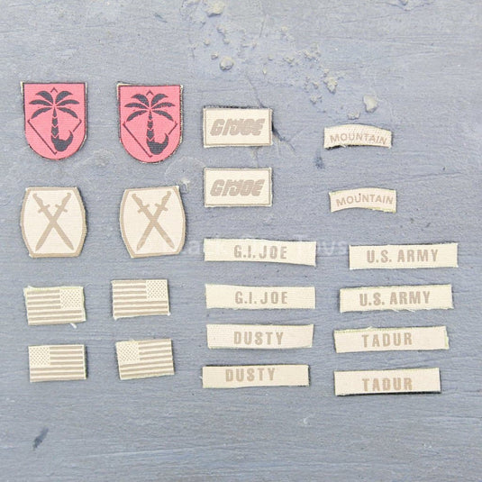 GI JOE Desert Trooper Dusty Patch Set