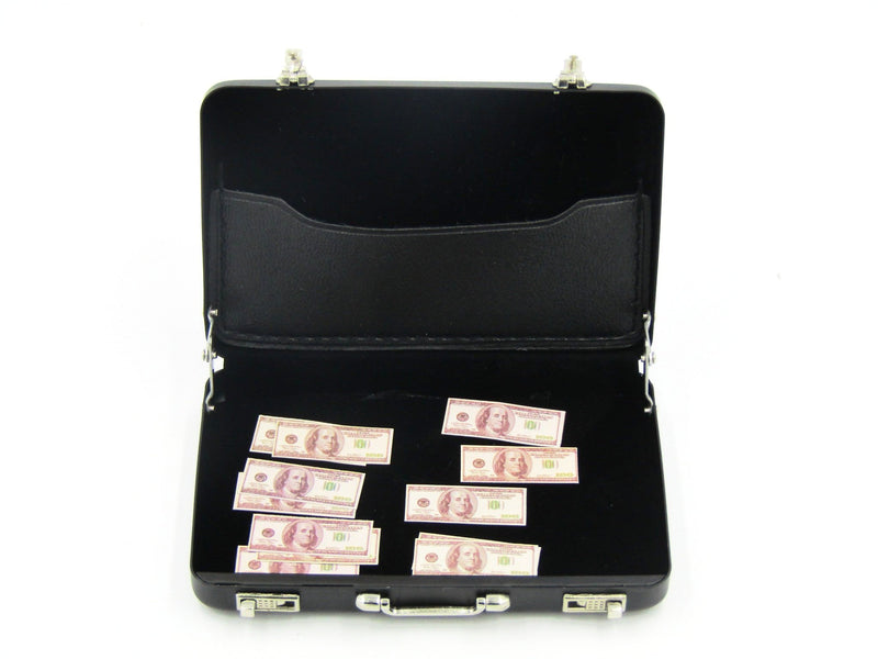 Load image into Gallery viewer, Kerr Samuel L Jackson Pulp Fiction Black Briefcase w/Money
