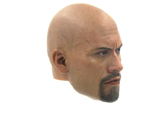 GI JOE - Roadblock - Head Sculpt in Dwayne Johnson Likeness