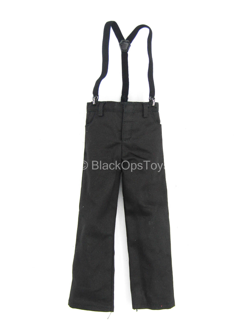 Load image into Gallery viewer, Leon - Black Pants w/Suspenders
