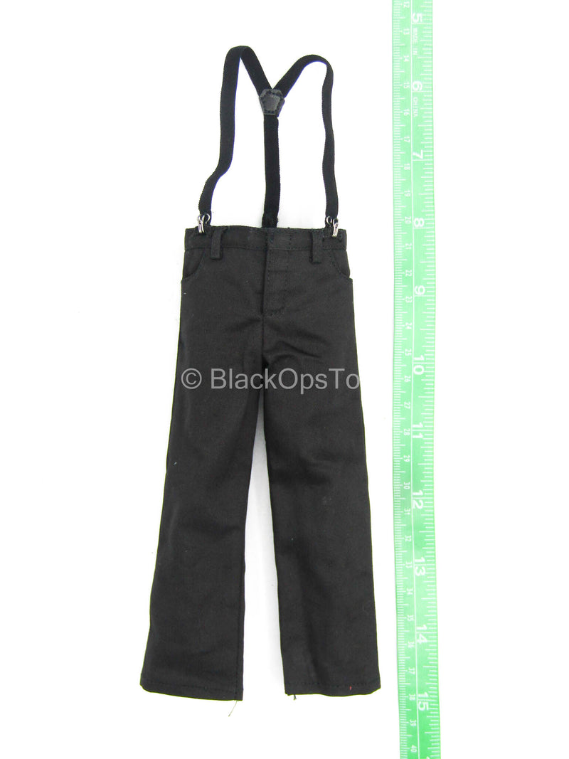 Load image into Gallery viewer, Leon - Black Pants w/Suspenders

