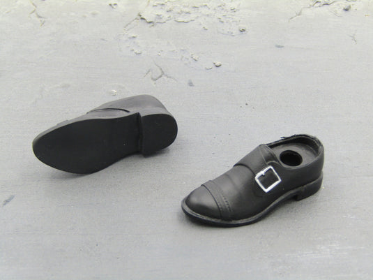 Vincent John Travolta Pulp Fiction Black Dress Shoes Peg Type