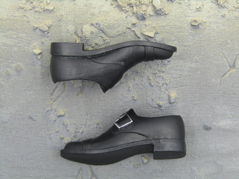 Load image into Gallery viewer, Vincent John Travolta Pulp Fiction Black Dress Shoes Peg Type
