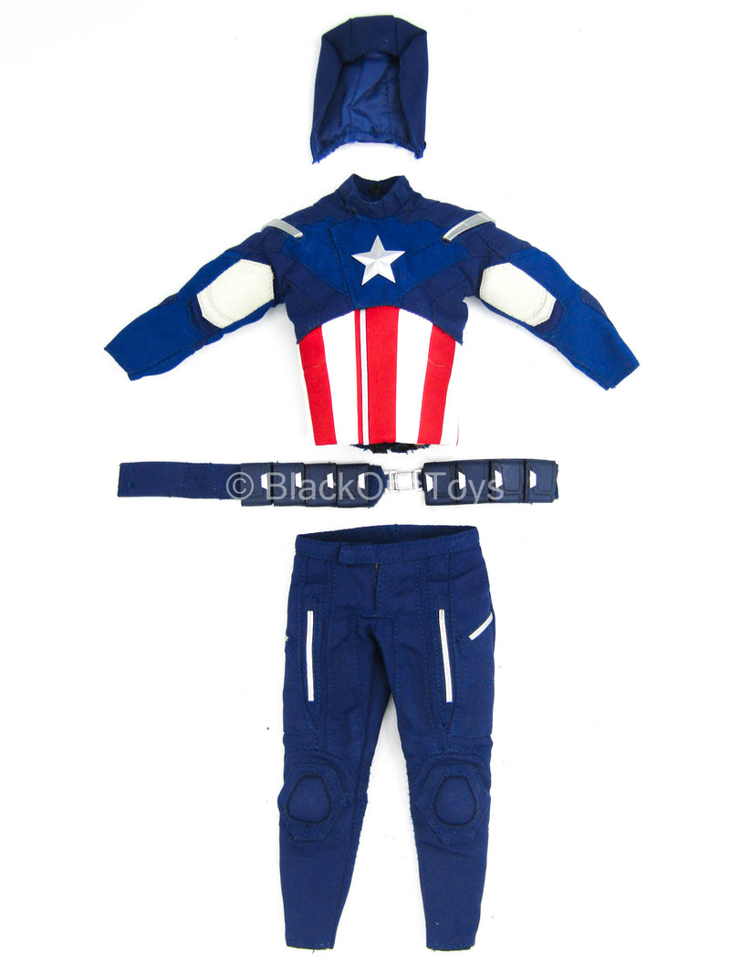 Load image into Gallery viewer, The Avengers - Captain America - Red White &amp; Blue Uniform Set

