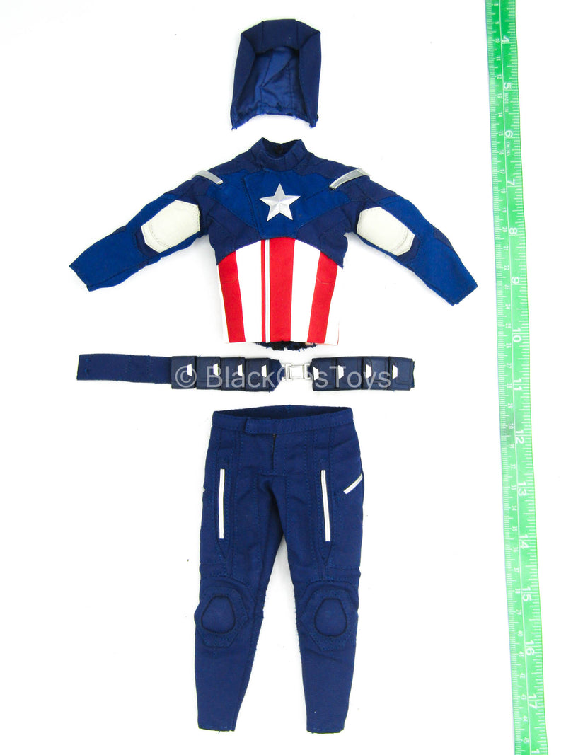 Load image into Gallery viewer, The Avengers - Captain America - Red White &amp; Blue Uniform Set
