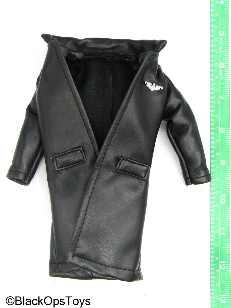 Load image into Gallery viewer, Final Fantasy - Black Leather Like Coat
