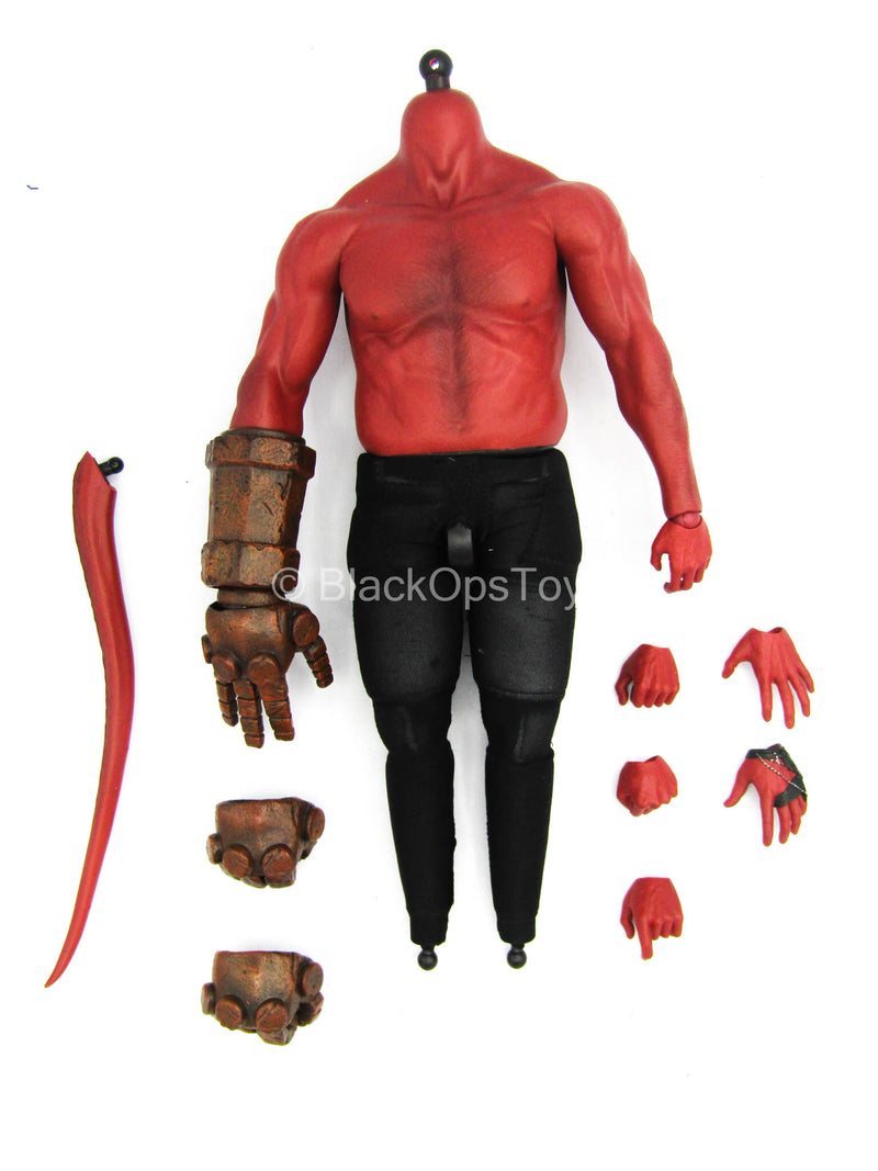 Load image into Gallery viewer, Hellboy - Red Male Body w/Hand &amp; Tail Set
