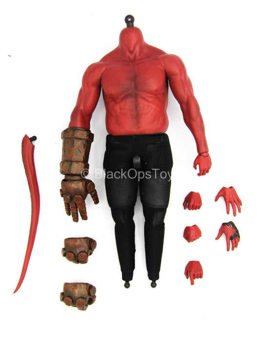 Hellboy - Red Male Body w/Hand & Tail Set