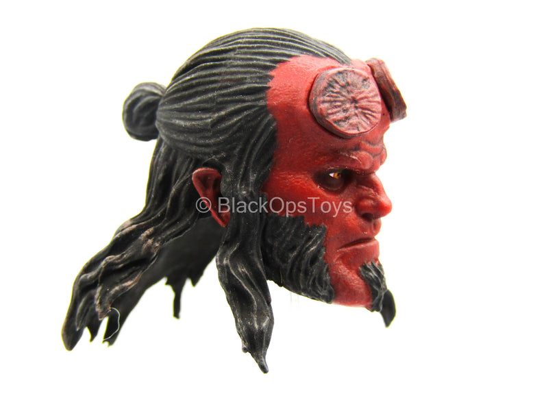 Load image into Gallery viewer, 1/12 - Hellboy 2019 - Red Male Demon Head Sculpt

