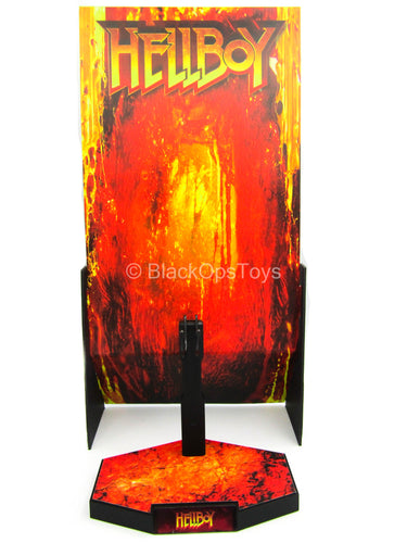 Hellboy - Base Figure Stand w/Diorama Background