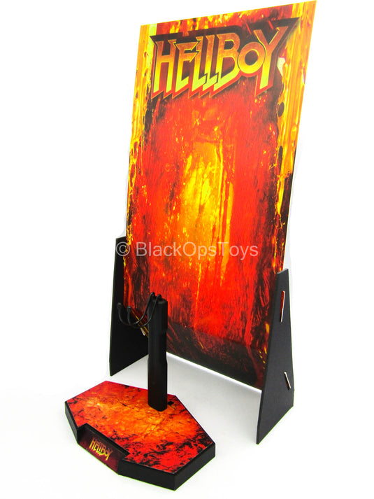 Hellboy - Base Figure Stand w/Diorama Background