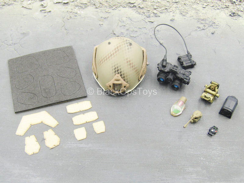 Load image into Gallery viewer, NSW OPS Overwatch - Sharpshooter - Snakeskin Helmet w/NVG Set
