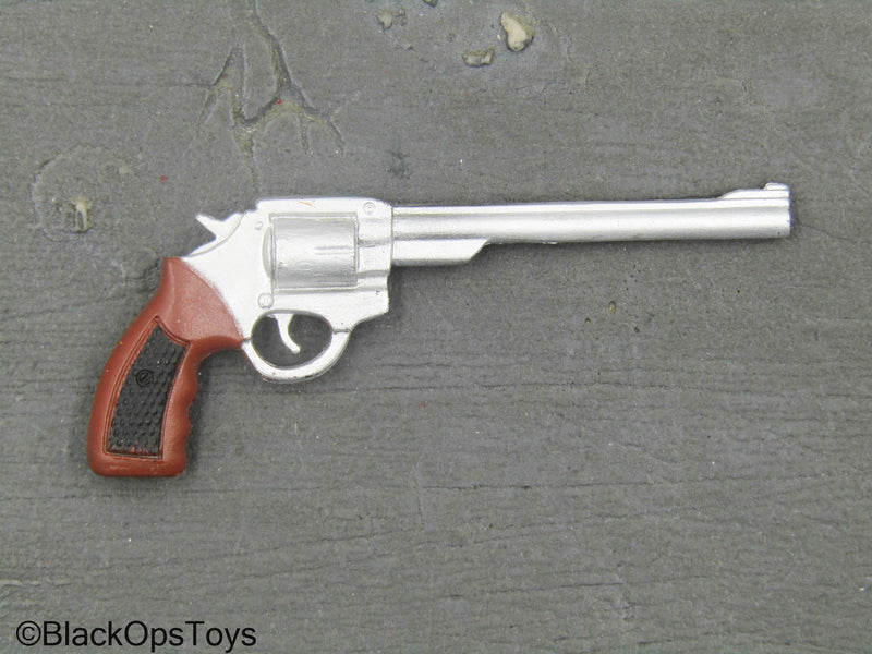 Load image into Gallery viewer, Resident Evil - Silver Like Long Revolver Pistol
