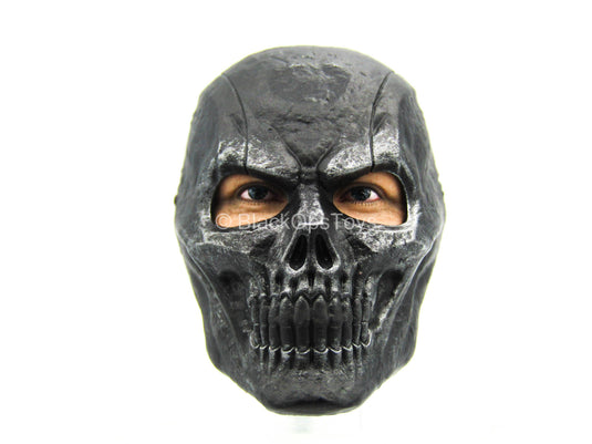 Black Skull - Male Masked Head Sculpt w/Interchangeable Eyes