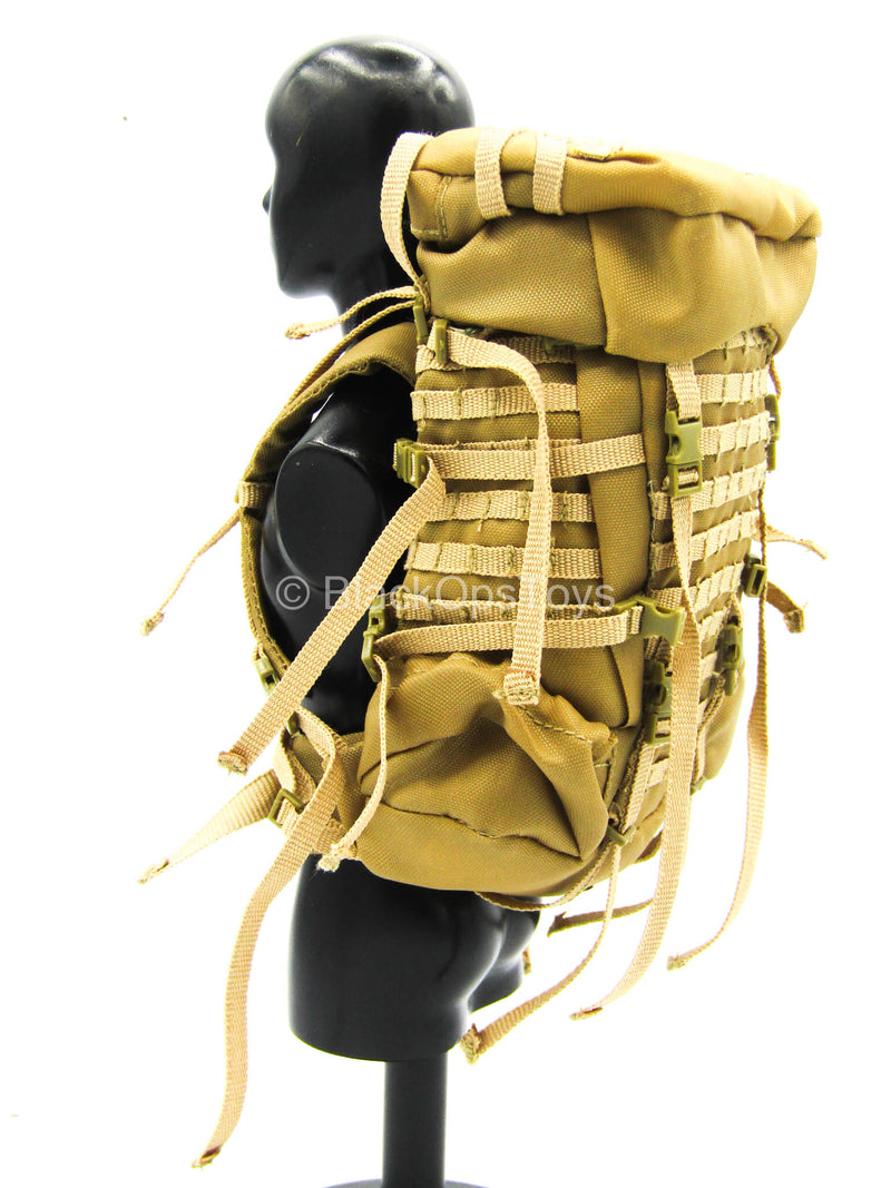 Load image into Gallery viewer, Seal Team 5 - Coyote Tan Backpack w/Grey Cover
