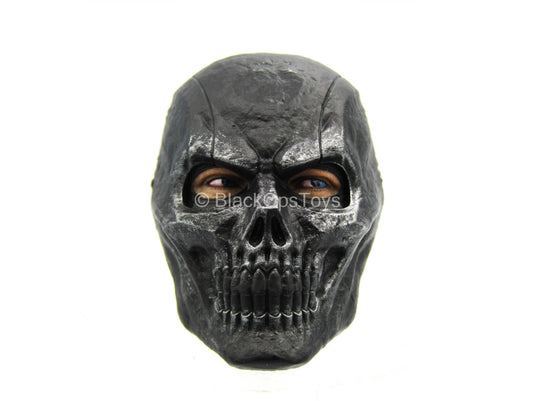 Black Skull - Male Masked Head Sculpt w/Interchangeable Eyes