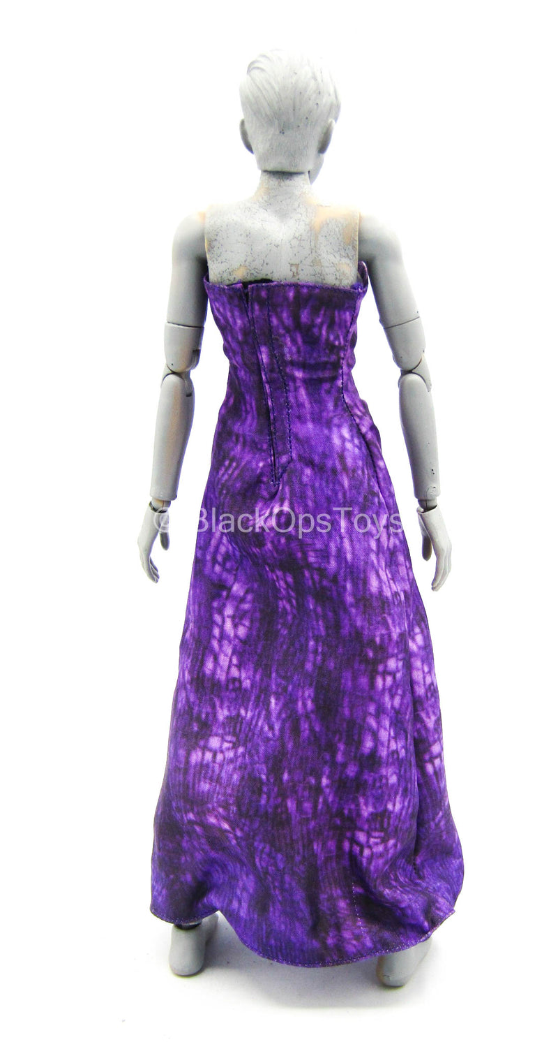 Load image into Gallery viewer, Martial Universe - Mu Qianqian - Purple Wired Dress
