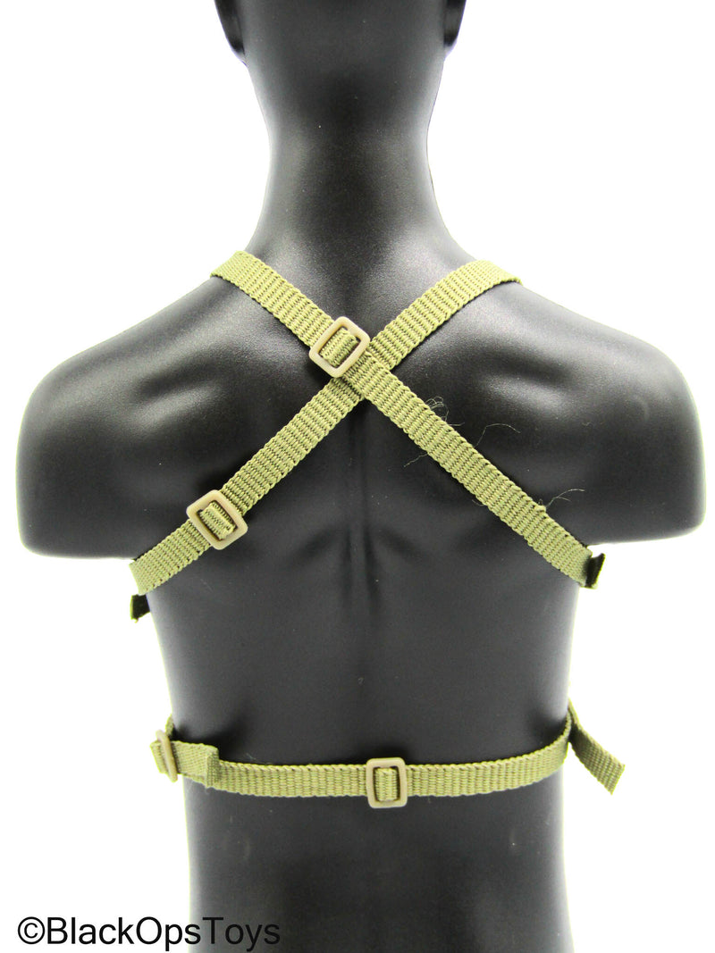Load image into Gallery viewer, Easy &amp; Simple - PMC - Tan Chest Rig w/Kryptek Hangar Pouch
