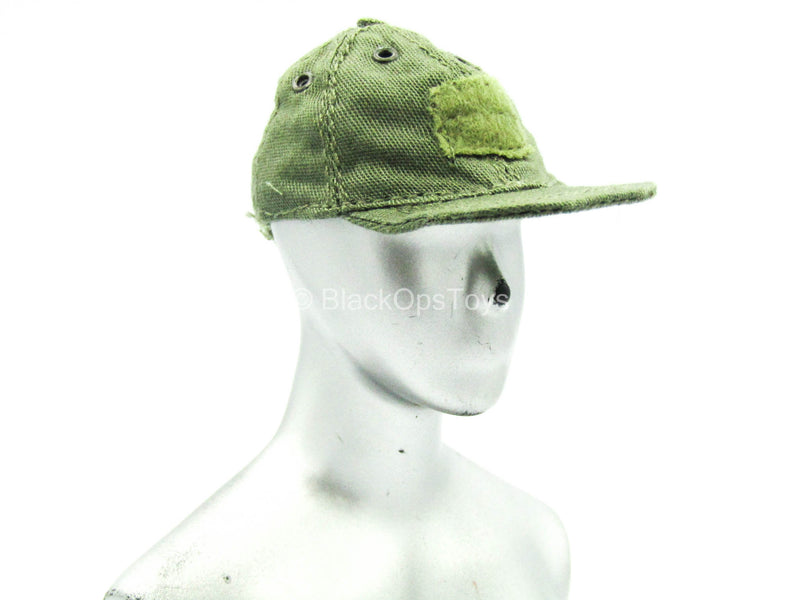 Load image into Gallery viewer, Adventure &amp; Tactical Set C - OD Green Cap w/Hook &amp; Loop Panels
